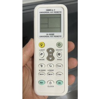 Remote máy lạnh đa năng 1000 in 1-mode 1028 vào được tất cả các loại điều hòa - hàng chính hãng mới 100%  -Bh 3 tháng