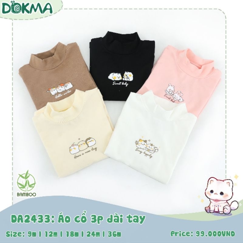 Áo giữ nhiệt cổ 3p Dokma 9-36M DA2433