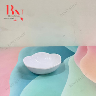 Chén Chấm Nhựa Melamine Màu Trắng