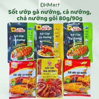 Sốt gia vị Ami One - Sốt ướp gà nướng, Sốt ướp cá nướng, Sốt ướp chả nướng gói 80g/90g