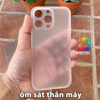 Combo 2 Ốp Lưng Trong Nhám Unibody iPhone 13 Pro Siêu Mỏng