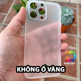 Combo 2 Ốp Lưng Trong Nhám Unibody iPhone 13 Pro Siêu Mỏng