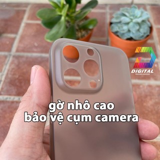 Combo 2 Ốp Lưng Trong Nhám Unibody iPhone 13 Pro Siêu Mỏng