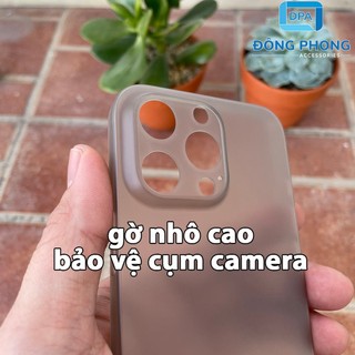 Combo 2 Ốp Lưng Trong Nhám Unibody iPhone 13 Pro Siêu Mỏng