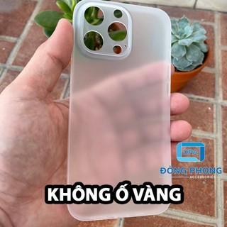 Combo 2 Ốp Lưng Trong Nhám Unibody iPhone 13 Pro Siêu Mỏng