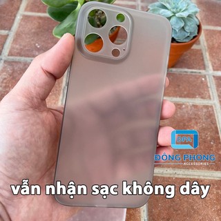 Combo 2 Ốp Lưng Trong Nhám Unibody iPhone 13 Pro Siêu Mỏng