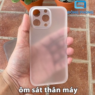 Combo 2 Ốp Lưng Trong Nhám Unibody iPhone 13 Pro Siêu Mỏng