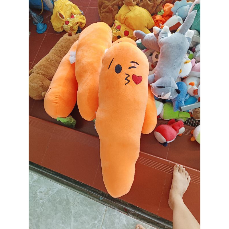 [THANH LÝ] GẤU BÔNG CÀ RỐT 1m1
