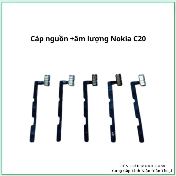 Cáp nguon+volum Nokia C20