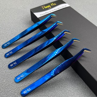 Nhíp nối mi Pakistan cao cấp (Tb-06)  nhíp volume nối mi,tạo fan \ mũi phủ nhám NANO \ Thúy Hà