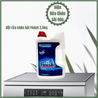 Bột rửa chén bát Finish Hương Chanh [tiết kiệm, phù hợp cho cả máy nhỏ]