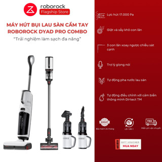 Máy lau nhà kiêm máy hút bụi cầm tay 5 trong 1 Roborock Dyad Pro Combo Lực hút 17000PA