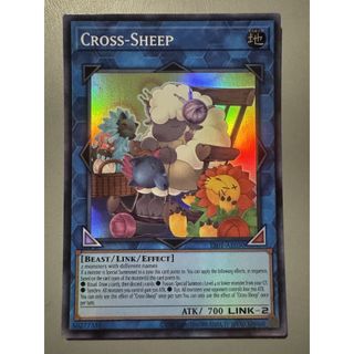 es01 [ Dưa Hấu Yugioh ] Lá bài thẻ bài Cross Sheep - super Rare - Tặng bọc bài nhựa bảo quản
