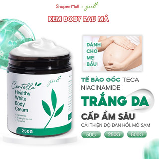 Kem body trắng da GUO, sữa dưỡng thể an toàn cho mẹ bầu và sau sinh - Centella Healthy White Body Cream GUO
