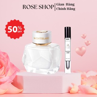 Nước Hoa Nữ Montblanc Signature chính hãng ROSE 10ml phong cách Nhẹ Nhàng,Quyến Rũ,sang trọng