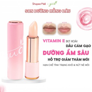 [Dưỡng môi căng hồng] Son dưỡng hồng dâu GUO - Rose Touch lip Balm 5gr