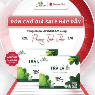 Bộ 2 Trà lá ổi túi lọc Goce - Tan mỡ giảm cân, ngừa tiểu đường