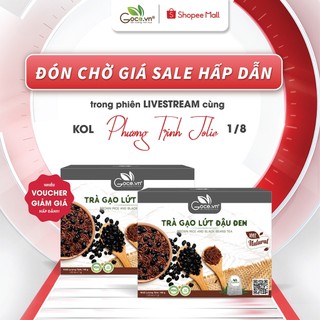  Bộ 2 Trà gạo lứt đậu đen túi lọc Goce - Ổn định đường huyết