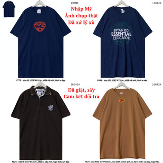 Áo thun, áo phông, t-shirt Oversize nữ, nam 2hand, mẫu mã đa dạng 280323-1