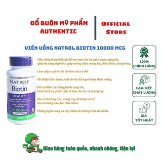 Biotin 10000 mcg 100 viên của mỹ - biotin 10.000 mcg
