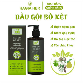 HAGIA HER - Dầu Gội Bồ Kết - Giảm Rụng Ngừa Gàu Dưỡng Tóc Chắc Khỏe