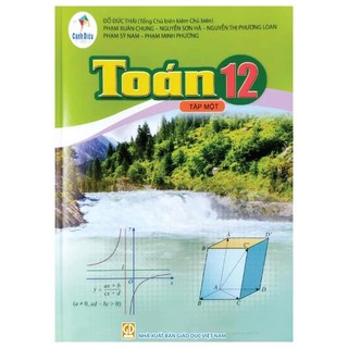 Sách giáo khoa Toán 12 tập 1 - Cánh Diều (Bán kèm bao sách và bút chì 2B)