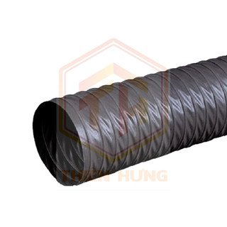 Ống gió mềm vải Tarpaulin - chống cháy thông gió hút khói bếp, ống gió mềm vải 10 mét/ ống