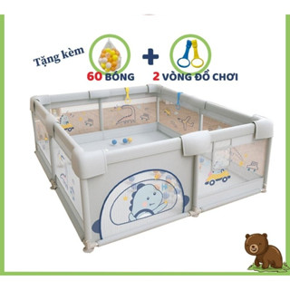 Quây cũi , Quây nhà banh cho bé . Tặng 2 vòng đồ chơi và 30 bóng 5,5cm cho bé