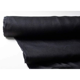 Vải linen tưng 💯 pure linen màu đen carbon
