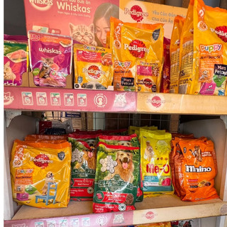 Hạt ăn & Pate mèo Whiskas, Me-O, Minino Nhiều Kích Cỡ