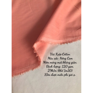 vải Kate Cotton - nhiều màu