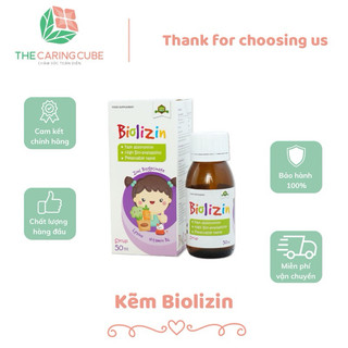 Kẽm hữu cơ Biolizin vị đào 50ml
