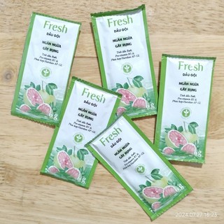 Combo 10 gói dầu gội Fresh ( 5 bưởi , 5 bồ kết )