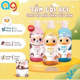 Sữa tắm gội agi 700ml 2 in 1