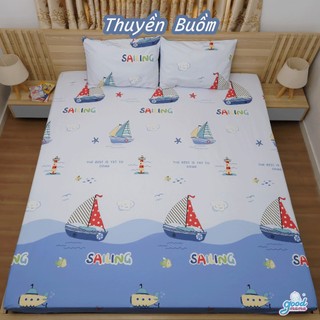 Ga chống thấm goodmama cao cấp 4 mùa 100% cotton (ko vỏ gối)