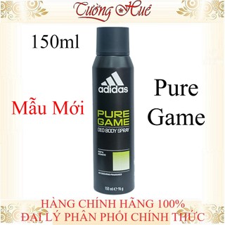 [HàngChínhHãng]Xịt Khử Mùi Cho Nam Adidas Pure Game Deo Body Spray - 150ml