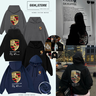Áo Hoodie + Zip Porsche Nam Nữ , Chính Hãng , i hình chuẩn form , Dày Dặn Cao Cấp Chất Nỉ Bông  ( FULL MÀU ) GEM STORE