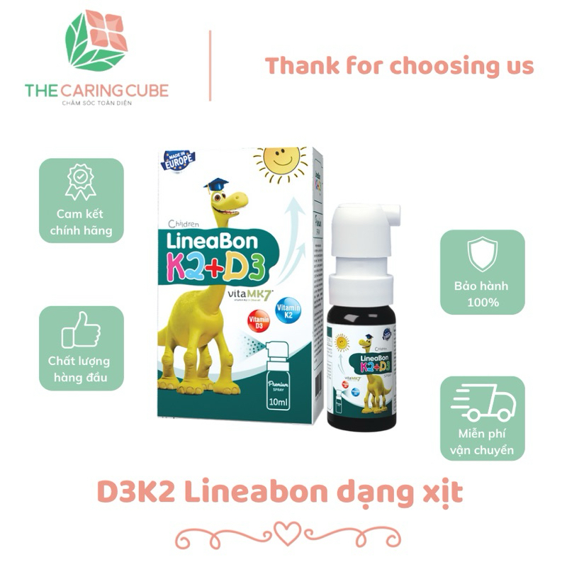 D3 k2 LineaBon dạng xịt 10ml