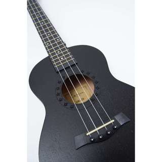 Đàn ukulele tenor size 26 guitar bass shape màu đen tối mẫu 1 - hàng có sẵn