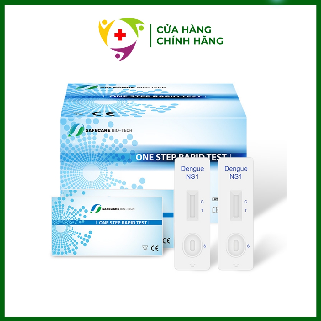 Y Tế Ba Miền - Test thử sốt xuất huyết (Dengue NS1) - Dễ Làm, Kết Quả Chính Xác - 1 que test