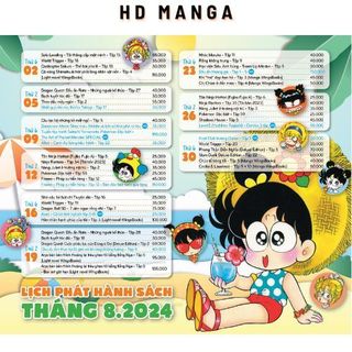 Lịch phát hành NXB Kim Đồng - Lẻ các tháng năm