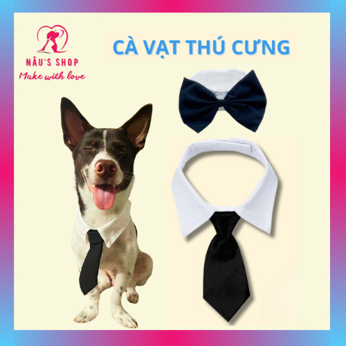 Cà vạt cho chó mèo thú cưng hóa trang lịch lãm