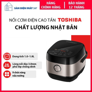  Nồi cơm điện cao tần Toshiba RC-10IX1PV RC-18IX1PV Dung tích 1-1.8l Bảo hành chính hãng 12 tháng. 