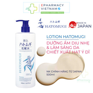 Toner Naturie ý dĩ cân bằng da - Lotion Naturie Hatomugi Nhật Bản 500ml