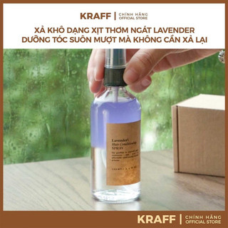 Xả khô vỏ bưởi & lavender - óng ả suôn mềm không cần xả lại