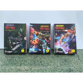 Sách - combo 3 box “siêu nhân việt nam” - nguyễn hùng lân – hanoi books