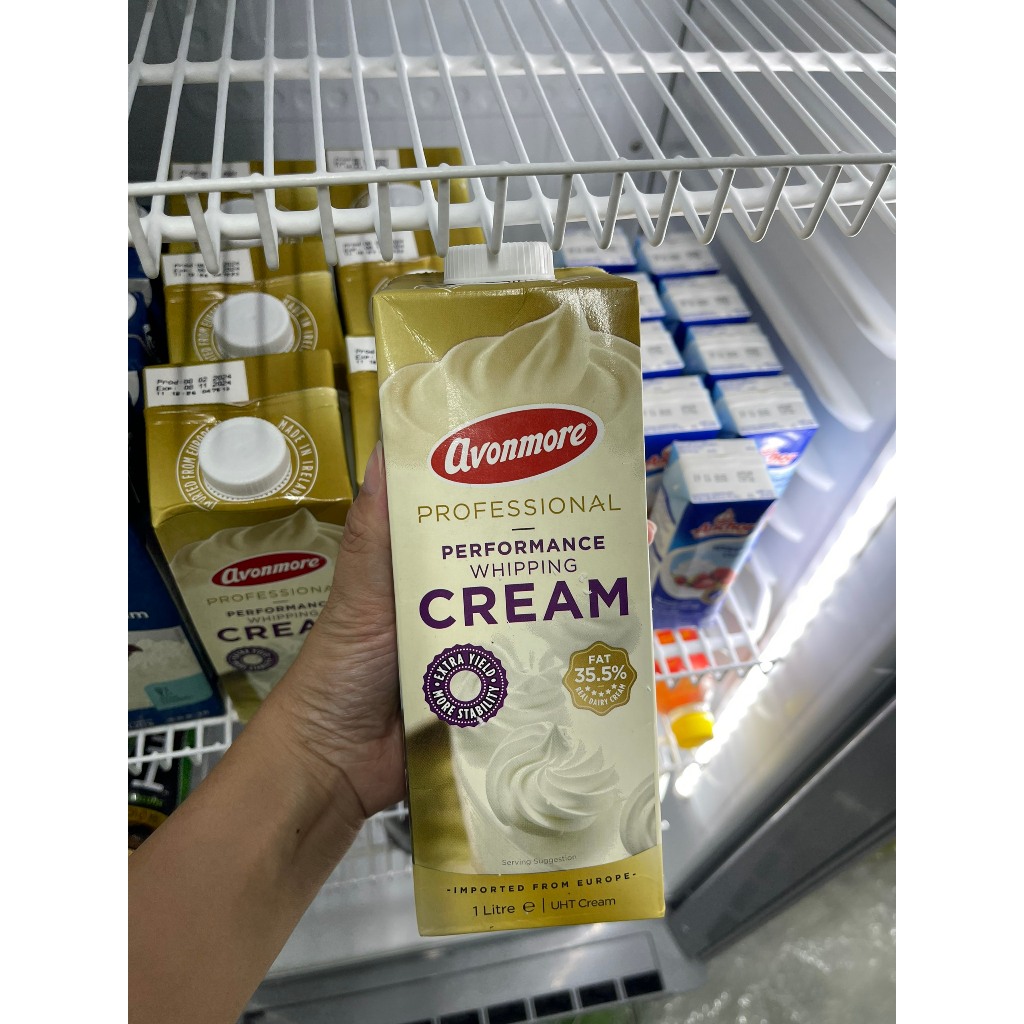 Whipping Cream Avonmore 1Lit (chỉ giao hỏa tốc Bình Dương)