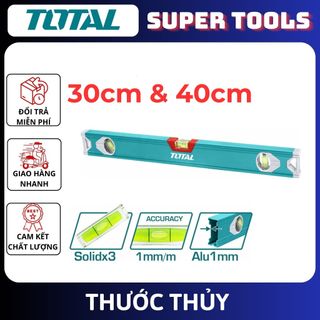 Đồ nghề total thước thủy 30cm & 40cm tmt23016 /tmt24016