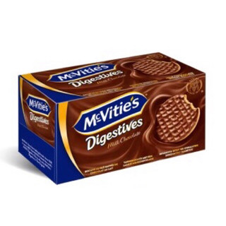 Bánh quy lúa mì nguyên cám socola sữa Mcvitie's Digestive 200g