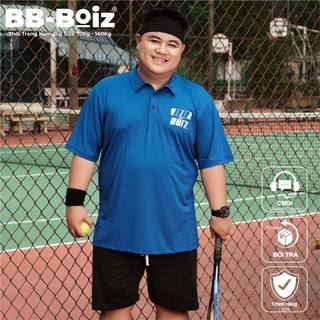 [BigSize] Áo Thun Polo Nam Tập Gym, Tập Thể Thao BB-Boiz Ngắn Vải Thun Lạnh Form Big Size 75 -130kg | Đủ Màu